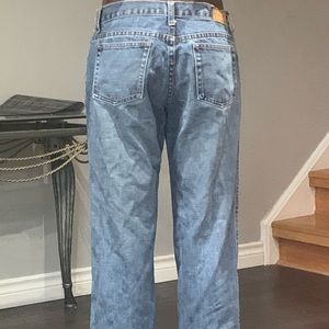 Low Waisted Straight Leg Jeans